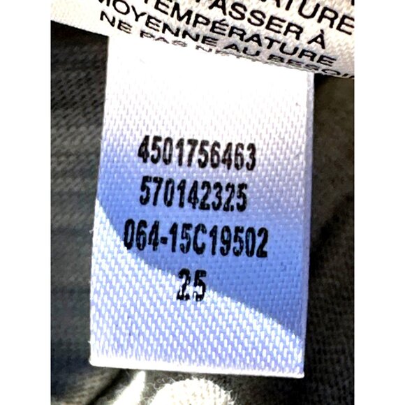 Chicos Olive Green Gray Blouse Top Embroidered Lace Hem Scoop Neck Blouse Size 3 - Picture 8 of 11